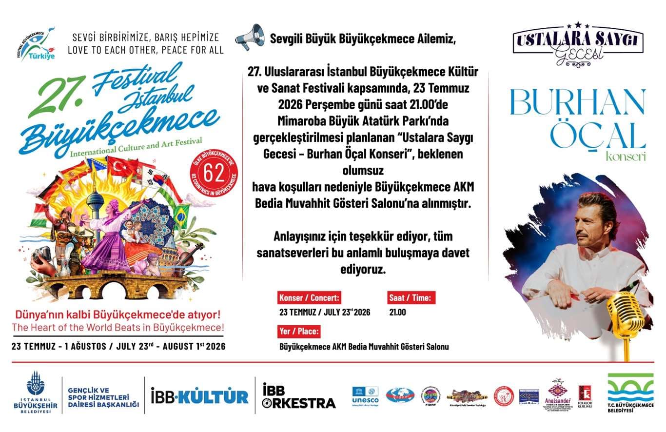 Sevgili Büyükçekmece Ailemiz,